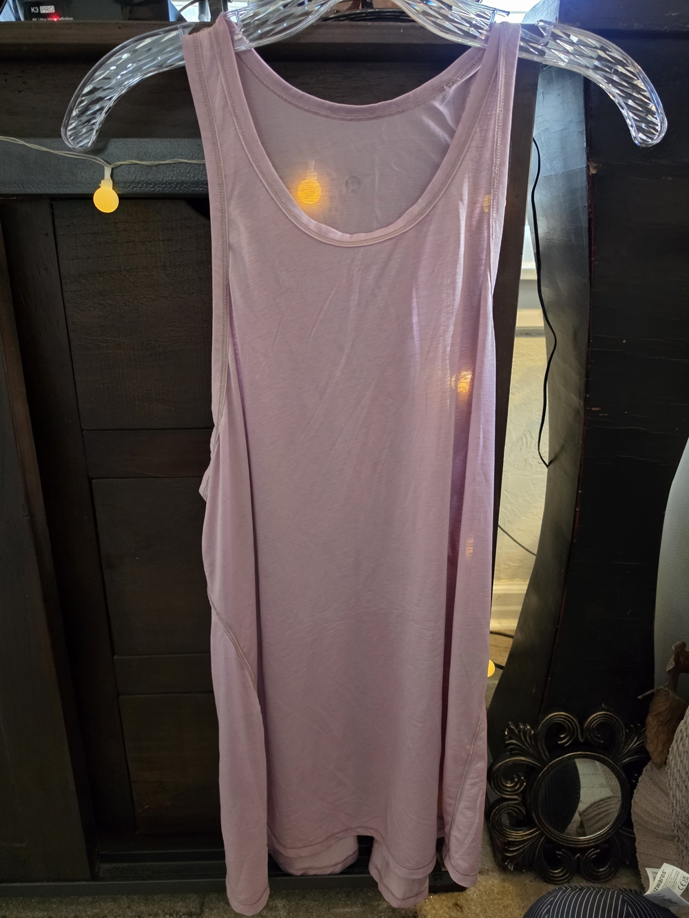 Lululemon Dusty Rose Sleeveless Open Side Longline Tank Top 6